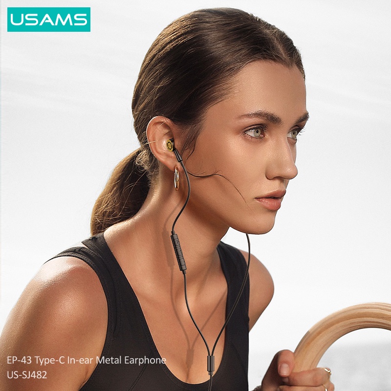Tai Nghe Nhét Tai USAMS Âm Thanh HiFi Sống Động Chất Lượng Cao