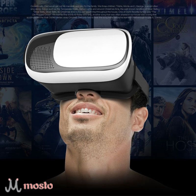 [mosto sale] Headset 3D VR Glasses Google Cardboard Virtual Reality Glasses VR BOX