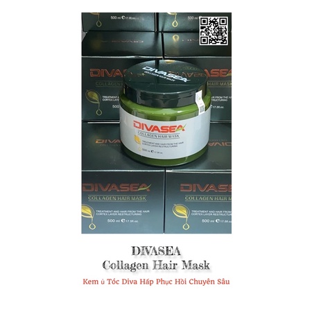 HẤP PHỤC HỒI TÓC CHUYÊN SÂU DIVA (hũ 500ml)