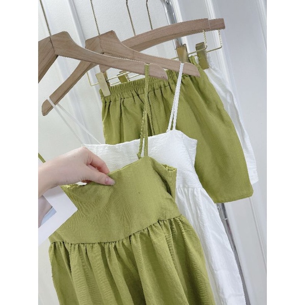 Sét  Đũi 2 Dây Kèm Đệm Ngực Đủ Màu Xanh Và Trắng