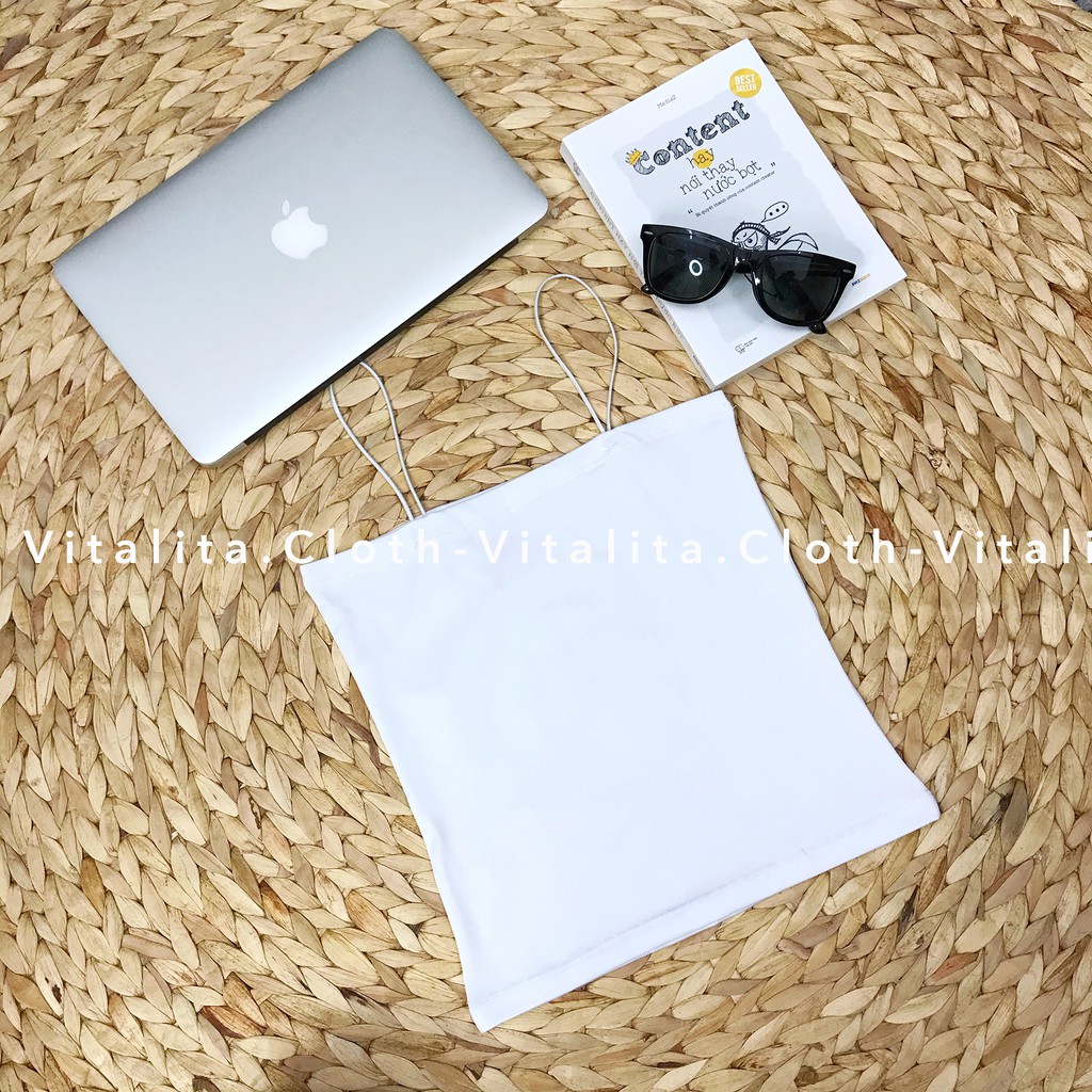 Áo hai dây Body chất đẹp - vải thun Cotton mềm mịn, dày dặn, co giãn tốt