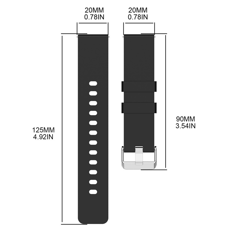 Dây Đeo Thay Thế Bằng Silicone Cho AmazfitBip 3 AmazfitGTS 2mini