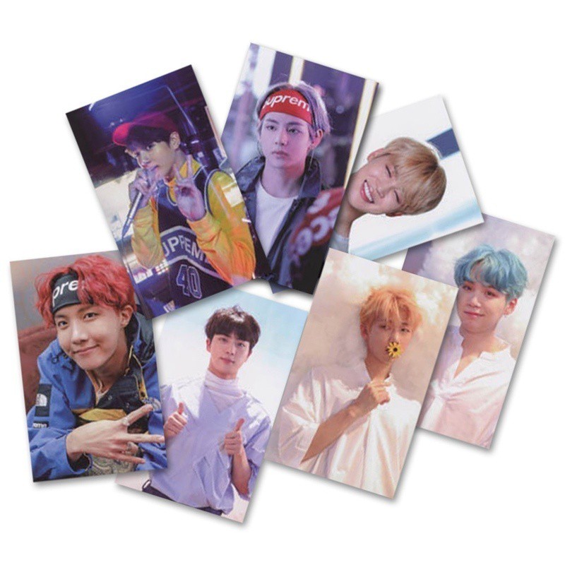 Set 7 Thẻ Ảnh Lomo Nhóm Nhạc Bts B-ts Bangtan Boys 2017