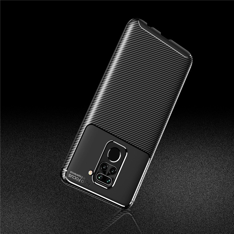 Ốp lưng Xiaomi Redmi Note 9 / Redmi 10X 4G vân rằn ri hiệu Auto Focus chống mồ hôi vân tay