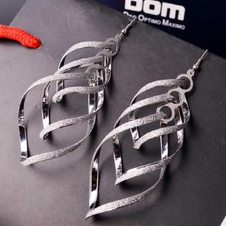 High Quality Laminated Spiral Earrings