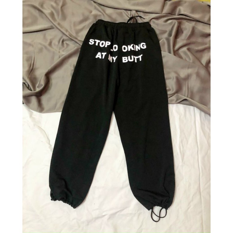 [Freeship+Hình thật] Quần jogger rút dây STop LooKing