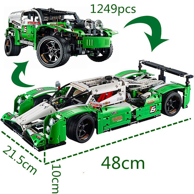 Đồ chơi Lắp ghép Mô hình 24 Hours Race Car Siêu xe Đua 24 Giờ Decool 3364
