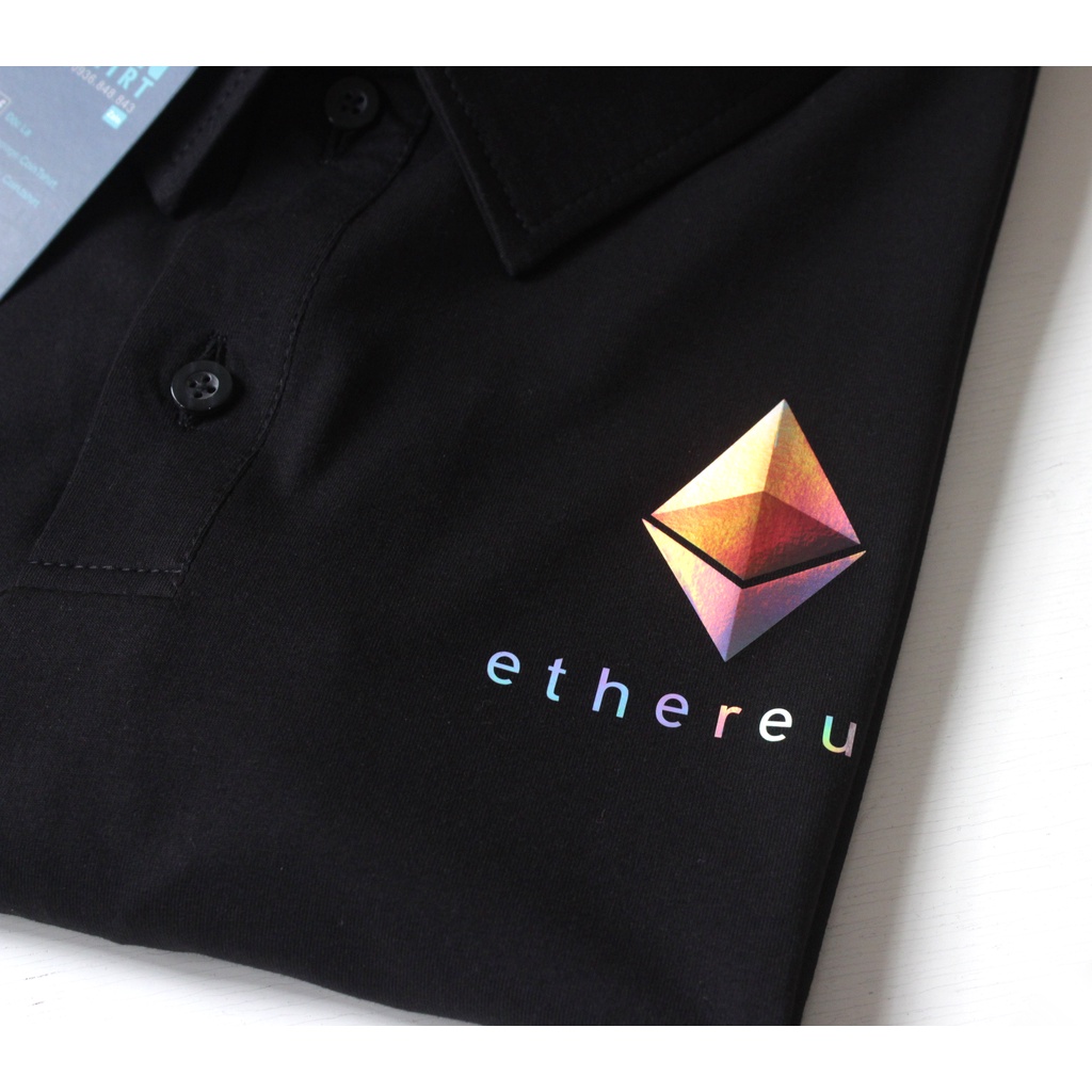 Áo Polo cao cấp Ethereum, ETH, Cointshirt, Bitcoin BTC, Binance BNB, Polkadot DOT, Crypto, HODL, Trader