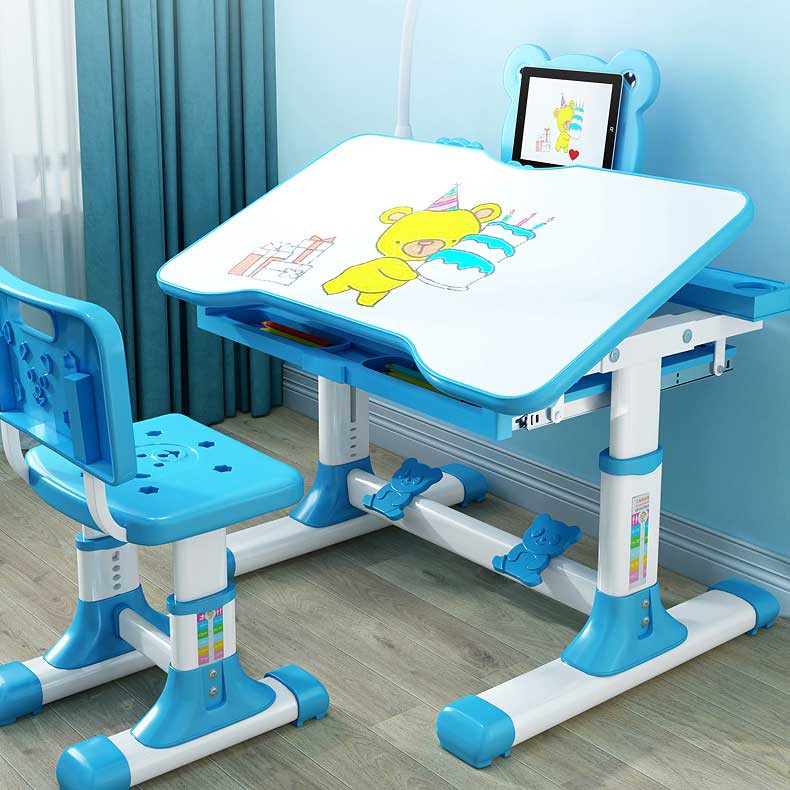 BỘ BÀN GHẾ HỌC SINH CHỐNG GÙ, CHỐNG CẬN CAYABE CB-A8 CHO TRẺ EM (DÀI 80 CM)