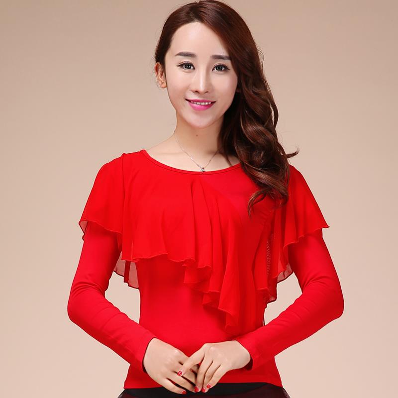 Trang Phục Múa Latin Cổ Tròn Bằng Vải Modal Thiết Kế Cho Nữ