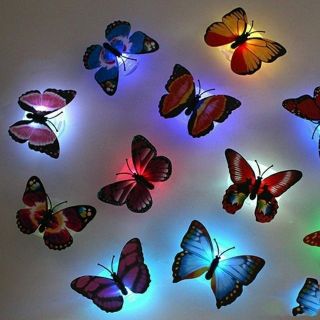 Đèn led bướm lung linh trong đêm