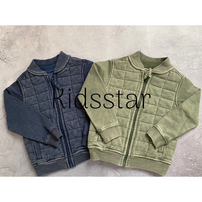 Áo khoác bomber bé trai hiệu Won.der. na.tion dư xịn full tag + móc + túi.