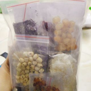 Combo 10 Set nấu chè dưỡng nhan [ SET LỚN ] [ 12 VỊ 500G ] [ TẶNG KÈM TÁO ]