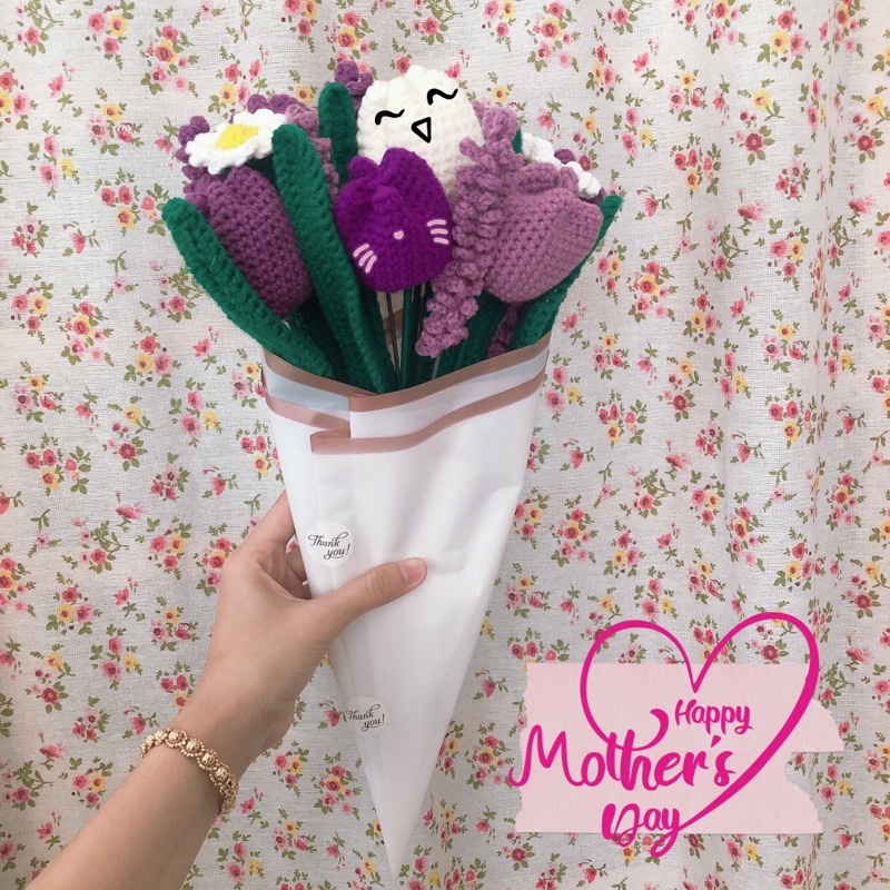 Hoa lavender len Handmade - Soilen•crochet