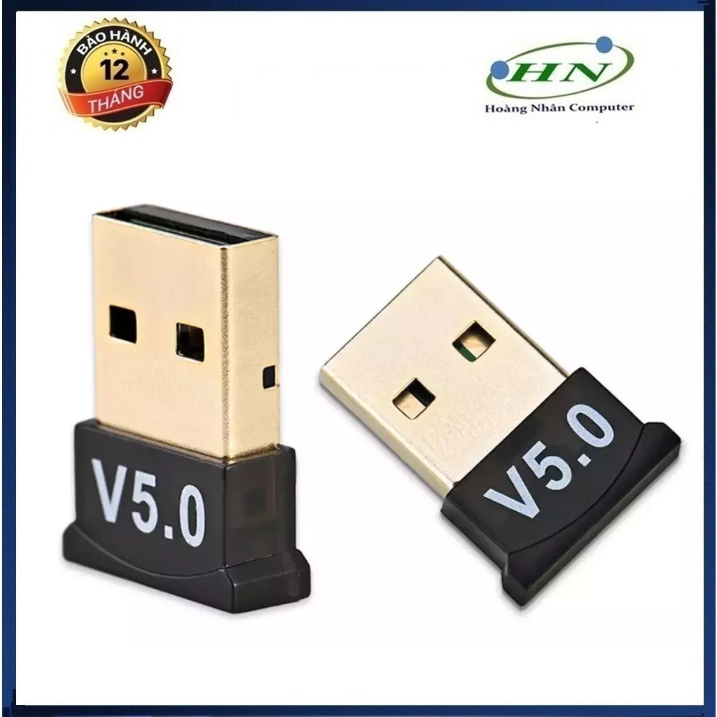 USB Bluetooth 5.0 Dongle CSR, thu phát bluetooth tốc độ cao cho PC và Laptop