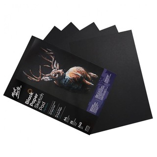 [DA ĐEN] Sổ Sketchbook Mont Marte Black Pad