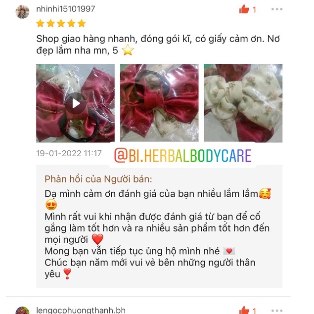 [Handmade] Scrunchies vải cột tóc tiểu thư xinh xắn họa tiết quả dâu nhí