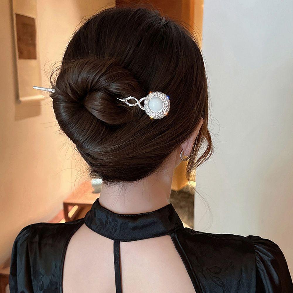 ANEMONE Trâm Cài Tóc Đính Hạt Phong Cách Trung Hoa Cổ Điển Cho Nữ