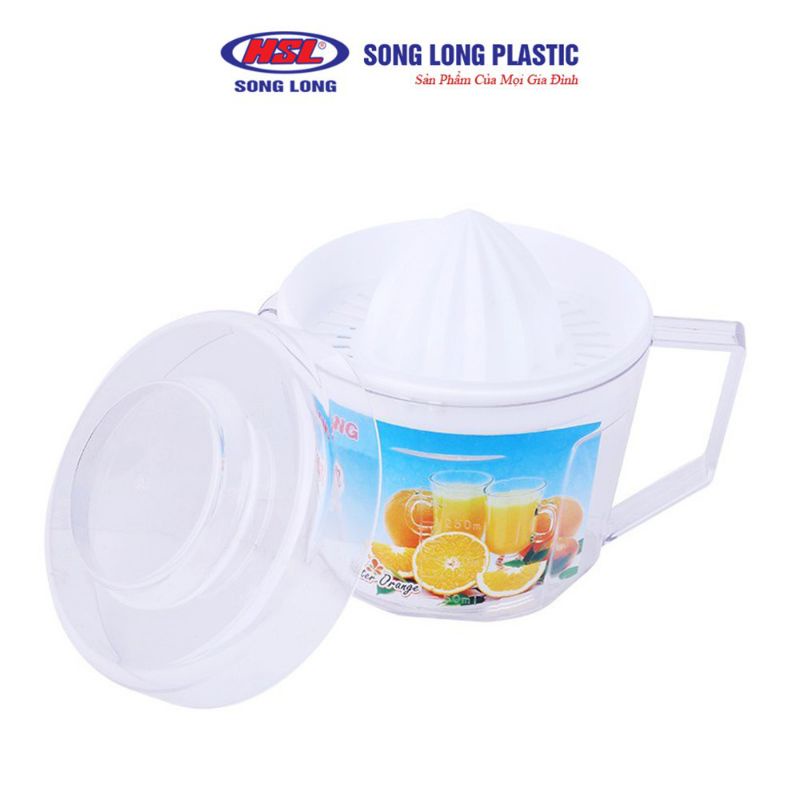 BÌNH VẮT CAM SONG LONG PLASTIC 2389, DUNG TÍCH 350ML CÓ VẠCH CHIA.