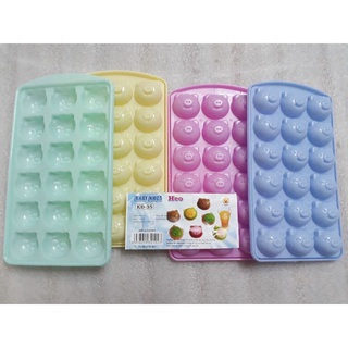 Combo 5 khuôn rau câu, khay đá, thạch topping hình heo