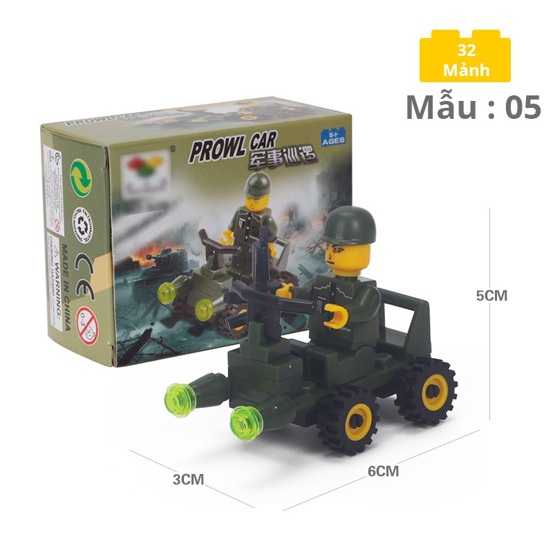 Đồ chơi lắp ghép LEGO các loại xe mini (12 Mẫu)