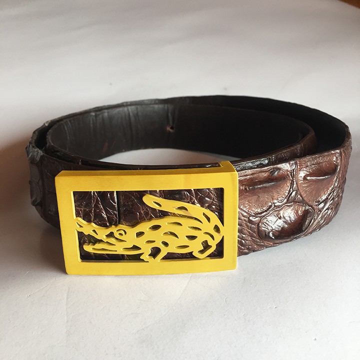 Dây nịt nam Thắt Lưng da Doanh Nhân Da cá sấu Thật 2 Lớp thời trang | BigBuy360 - bigbuy360.vn