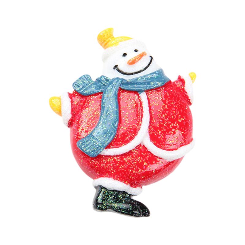 Miếng Dán Trang Trí Tủ Lạnh DIY Bằng Nhựa Resin Họa Tiết Giáng Sinh