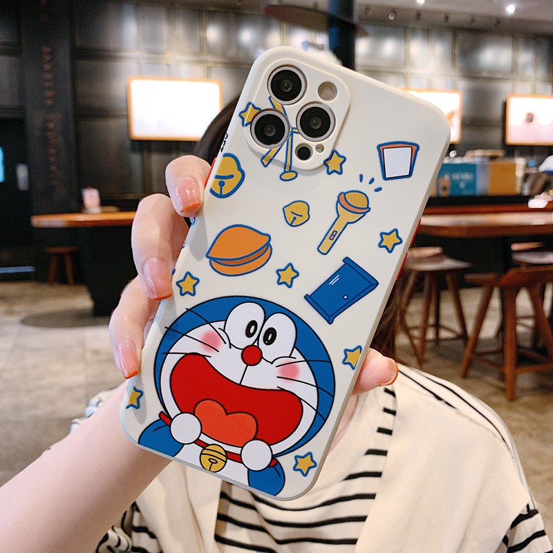Ốp Điện Thoại Dẻo Họa Tiết Hoạt Hình Doremon Dễ Thương Cho Oppo Reno 5 Pro 3 2f F9 Pro F1S F15 F11 R9 R9S R11 R11S R17