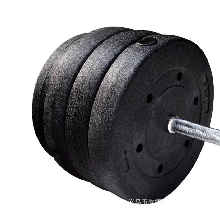 Tạ bánh tạ miếng tạ đĩa nhựa đen 3kg phi 27