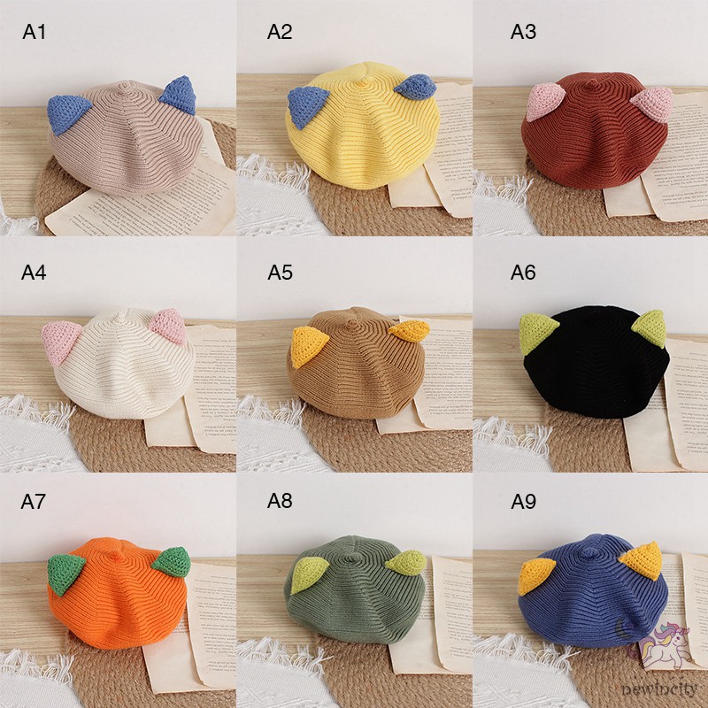 Mũ nồi len phong cách Hàn Quốc dễ thương dành cho bé