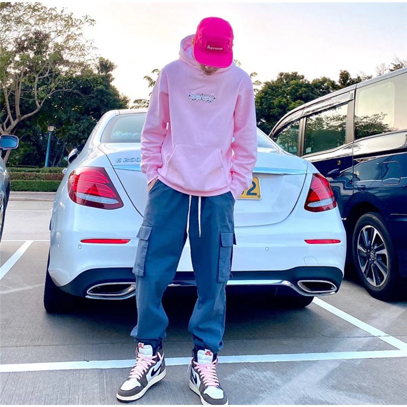 ⚡️[CHỈ 1 NGÀY] - Áo hoodie Supreme Bandana Box logo Pink mirror quality cao cấp full tag túi, áo hoodie supreme | BigBuy360 - bigbuy360.vn