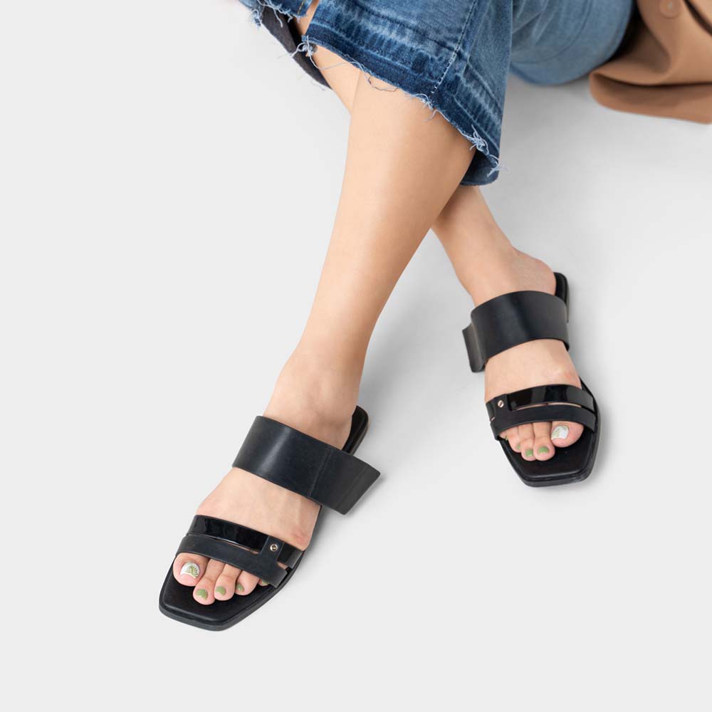 JUNO - Giày sandal hở gót quai ngang SD01091