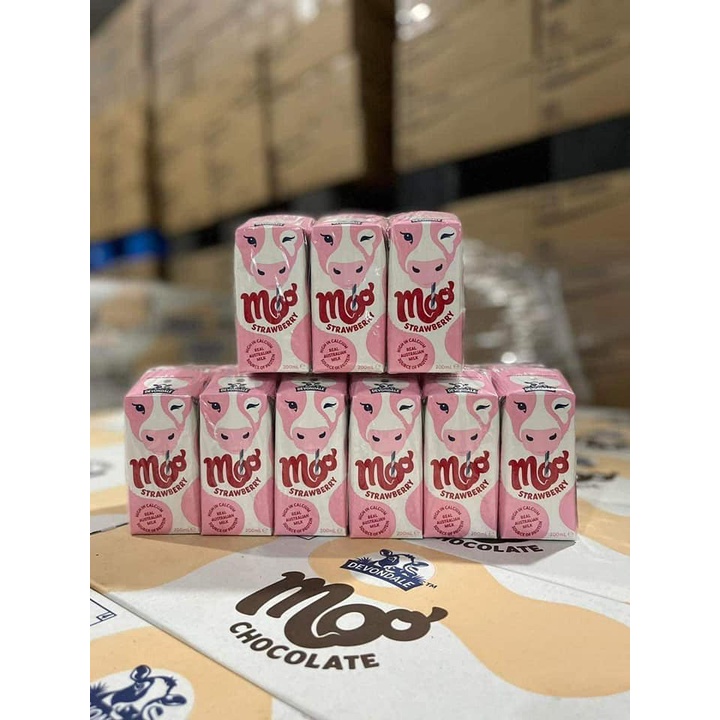 Sữa Tươi Devondale Dâu 200ml - Nhập Khẩu Úc