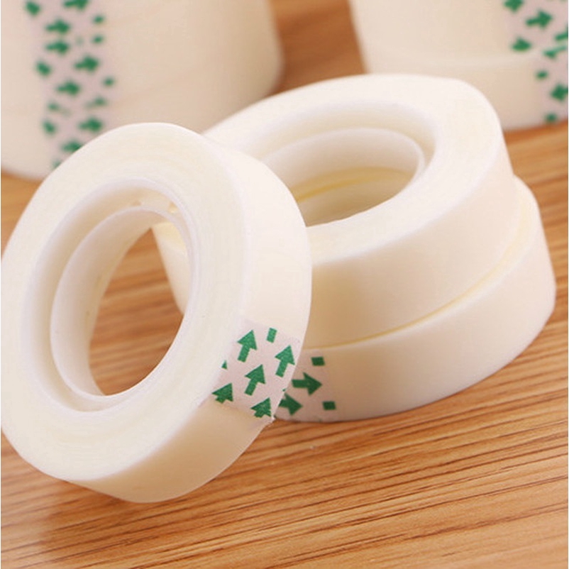 Set 2 cuộn băng keo trắng dài 25m 1.2cm