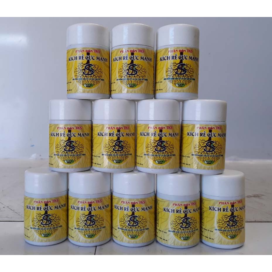 Kích Rễ Cực Mạnh: Kích Thích Ra Rễ Mạnh, Bung Chồi, Bật Ngọn To Khỏe - Hủ 40ml