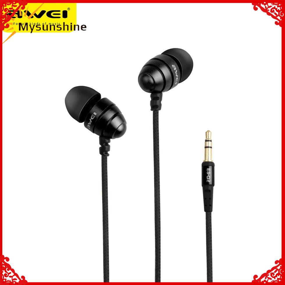 Tai Nghe Nhét Tai Q2 Jack 3.5mm Âm Thanh Siêu Trầm Bằng Kim Loại