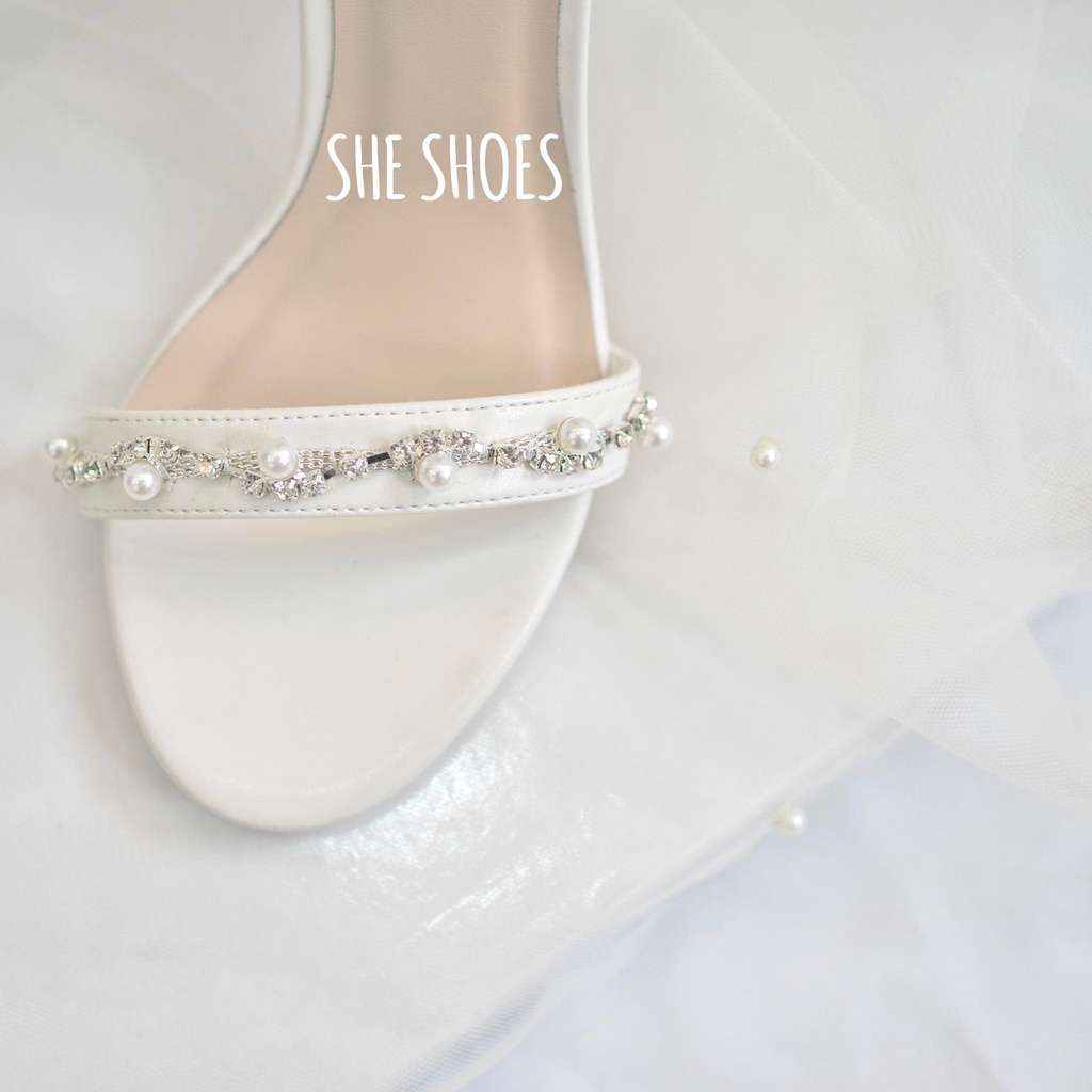SANDAL GIÀY CƯỚI  đính ngọc cao cấp (NEW ARRIVAL) - GC07022