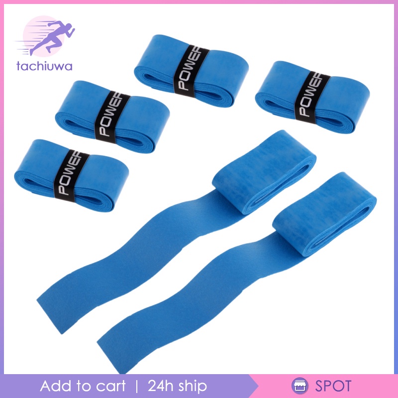 Set 6 Băng Quấn Cán Vợt Cầu Lông / Tennis Màu Đen