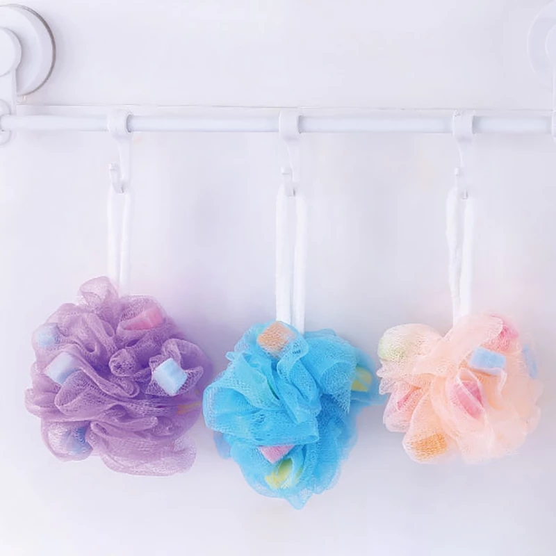 Bóng tắm mút chà toàn thân siêu mềm màu phối cho trẻ em và người lớn