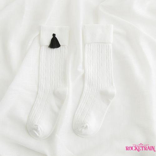 Tất đầu gối chất Cotton cho bé gái