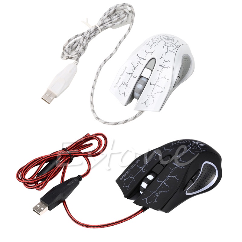 Chuột Quang Gaming btsg 5500Dpi, 6 NúT BấM, LED NềN