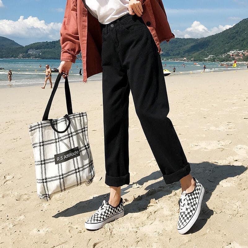 Quần Jeans Ống Xuông ( Hàng QC )