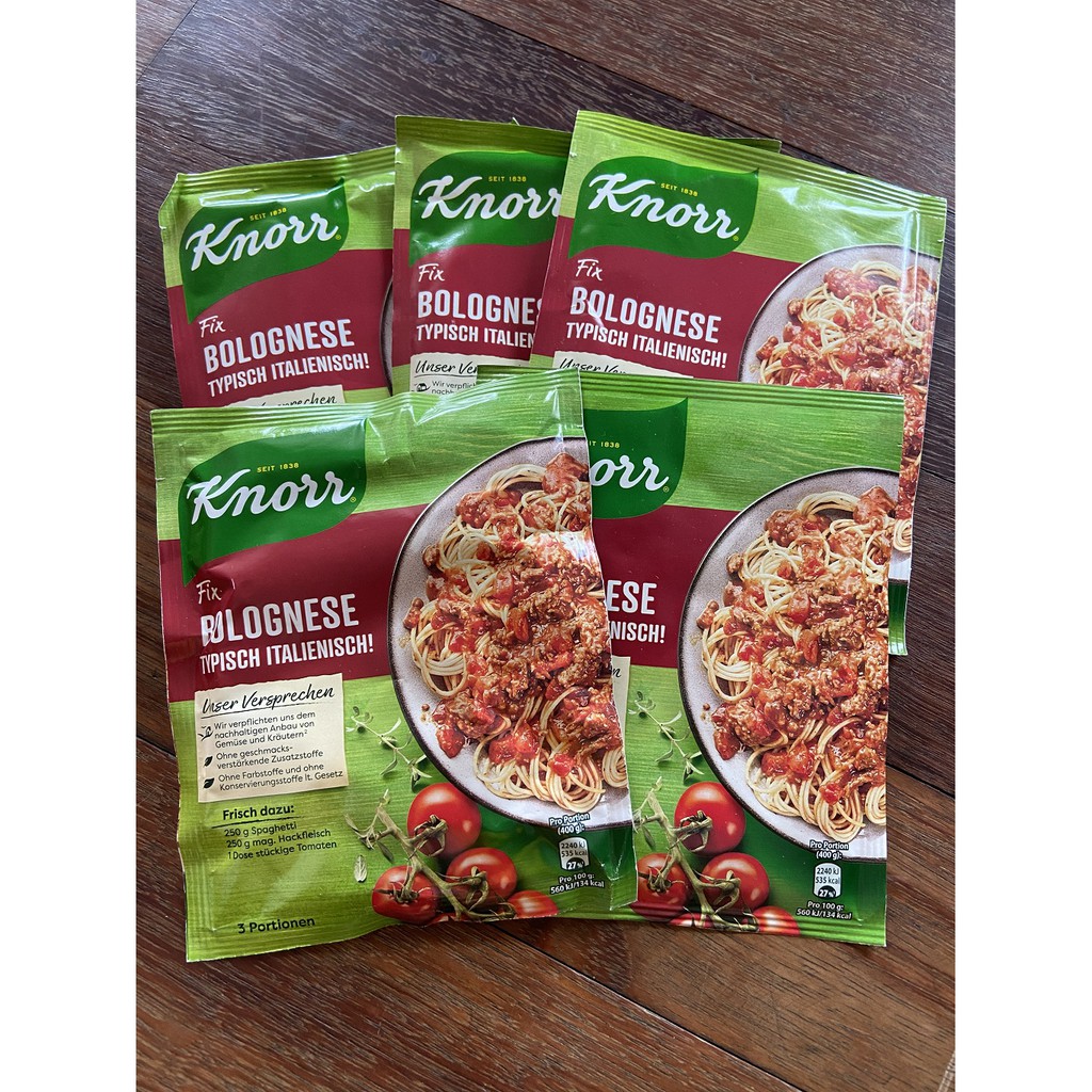 GIA VỊ MỲ Ý KNORR Bolognese SỐT BÒ BĂM TRUYỀN THỐNG -  ĐỨC