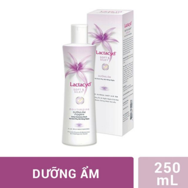 Dung dịch vệ sinh phụ nữ Lactacyd Soft &amp; Silky 250ml