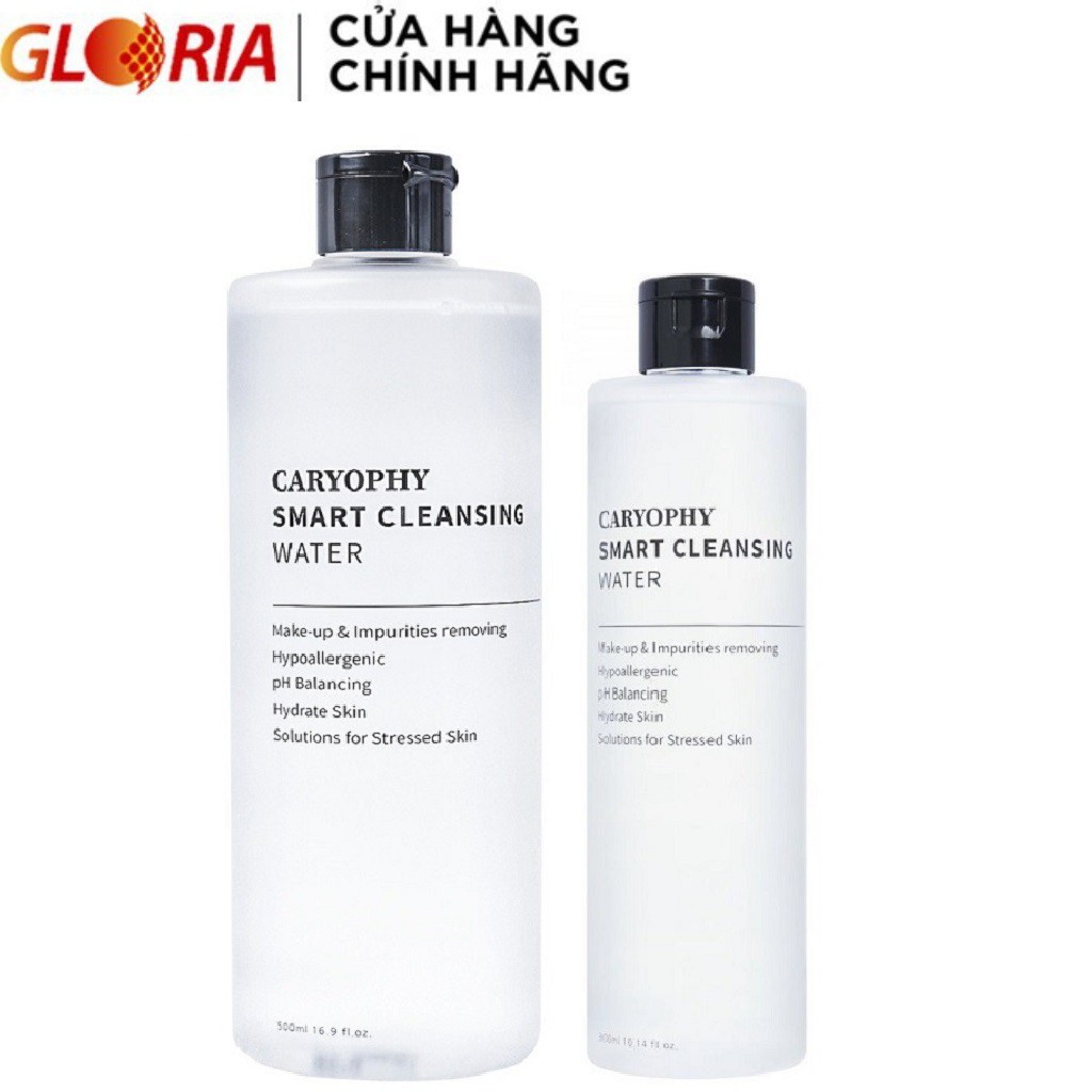 [Mã COSGLORIAT4 -8% đơn 250K] Nước Tẩy Trang Caryophy Smart Cleansing Water 300ml và 500ml