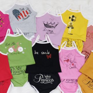 COMBO 3 BỘ ĐỒ ÁO DÂY BÉ GÁI