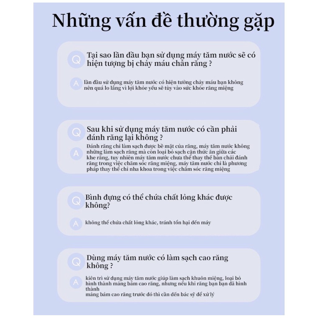 HÀNG CÓ SẴN - Máy tăm nước Prooral 5002 chăm sóc răng miệng - Vệ Sinh Thông Minh Cho Răng - HÀNG CÓ SẴN