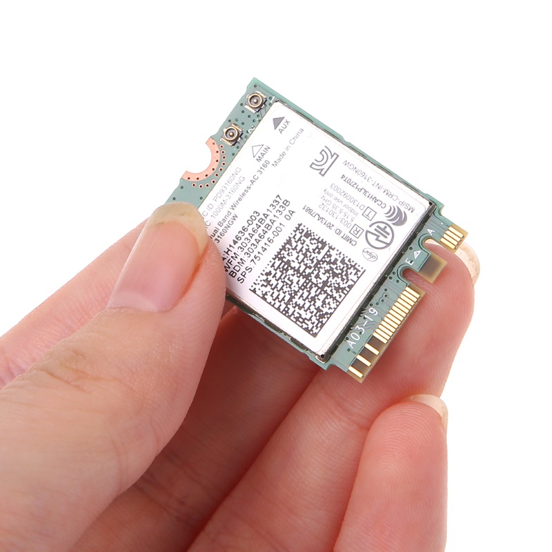 Thiết Bị Phát Wifi Băng Tần Kép Intel 802.11 Ac 3160 Ngw Ngff 4.0