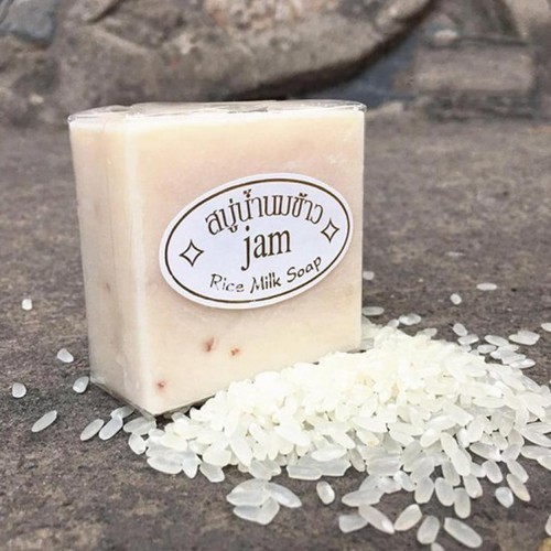 12 Xà Phòng Kích Trắng Cám Gạo Thái Lan Jam Rice Milk Soap