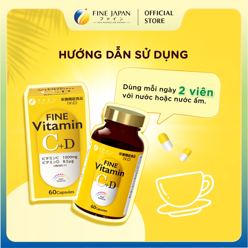 Combo Viên uống dinh dưỡng FINE JAPAN ngừa suy nhược cơ thể cho mẹ&phát triển chiều cao cho bé